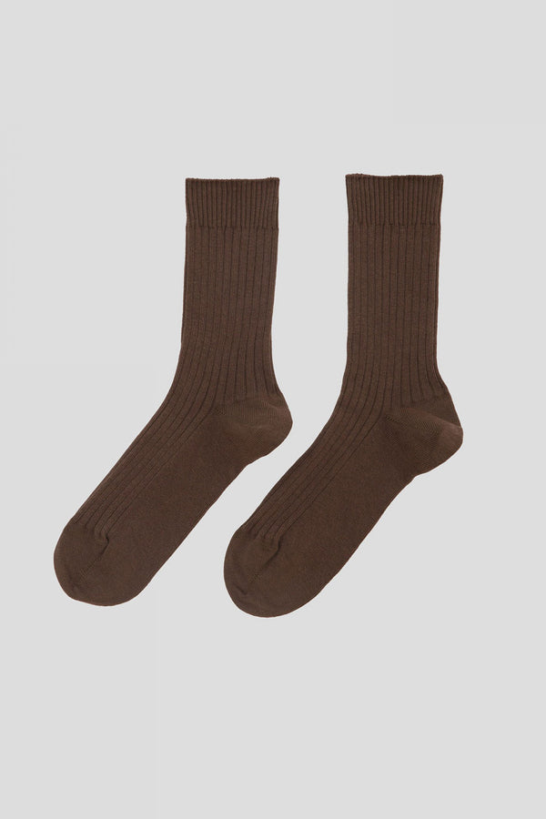 BASERANGE COTTON Socks BAS-KOAS-CR-AU23-ZONG Brown KARS-CR-AU23
